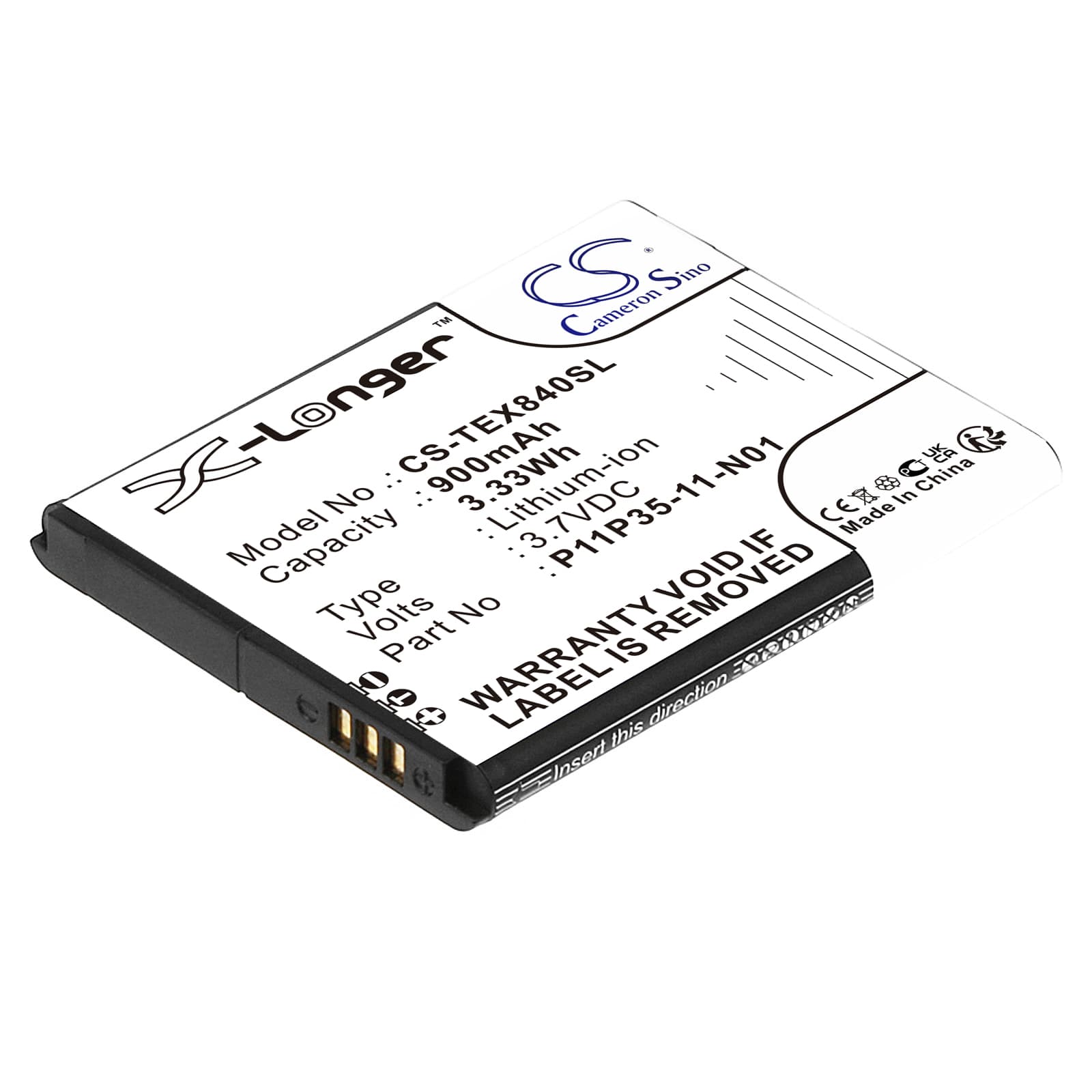 Replacement Battery for Texas Instruments TI-84 Plus CE - CS-TEX840SL-1.jpg