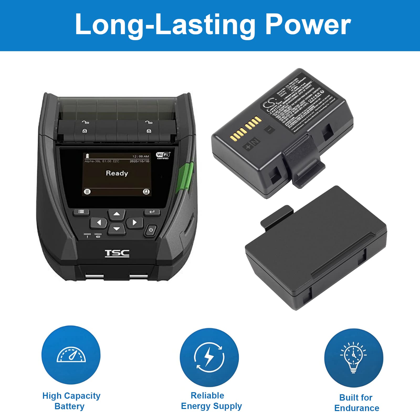 Replacement Battery for TSC Alpha 3L - CS-THA310SL-1.jpg