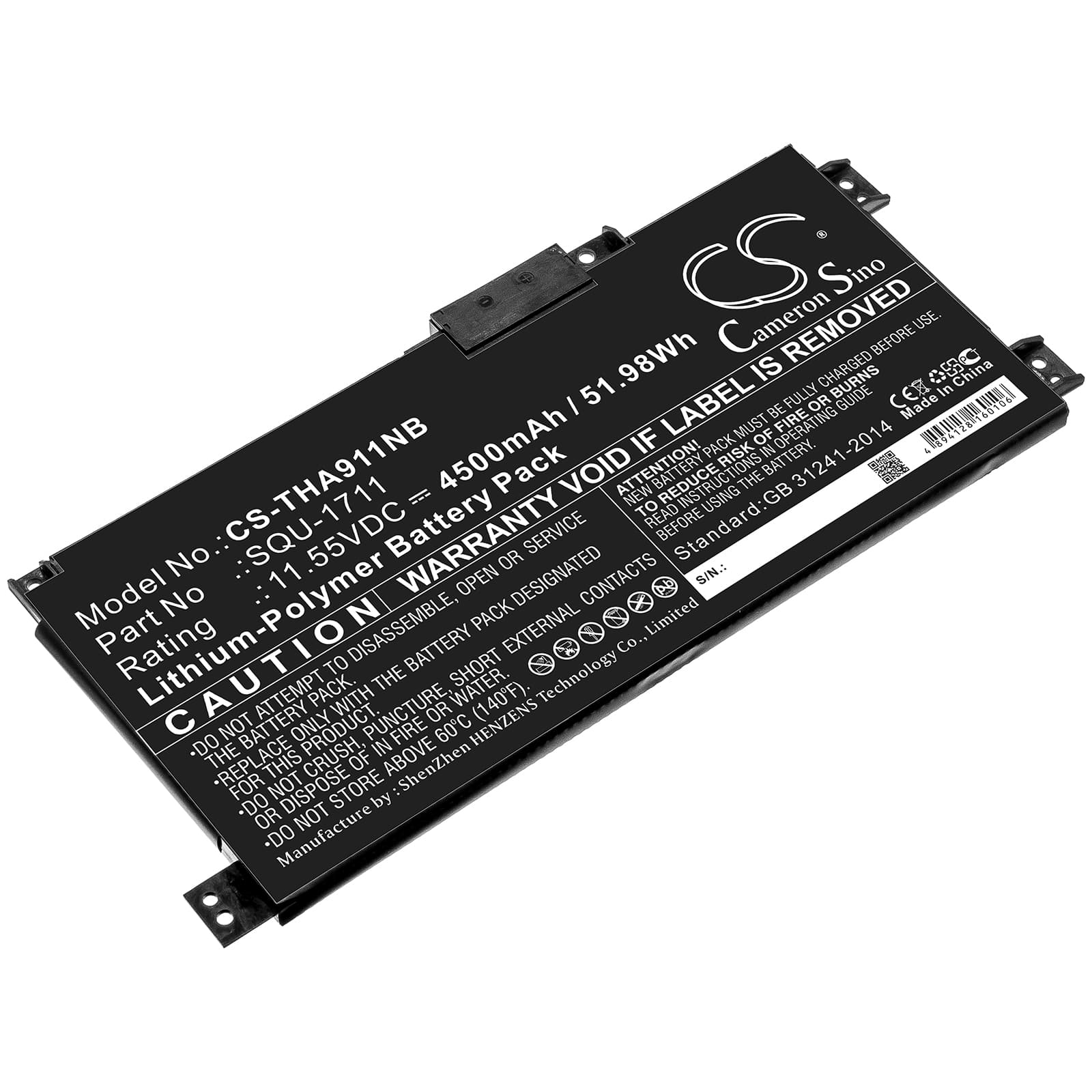 Replacement Battery for Thunderobot G7000M - CS-THA911NB-1.jpg