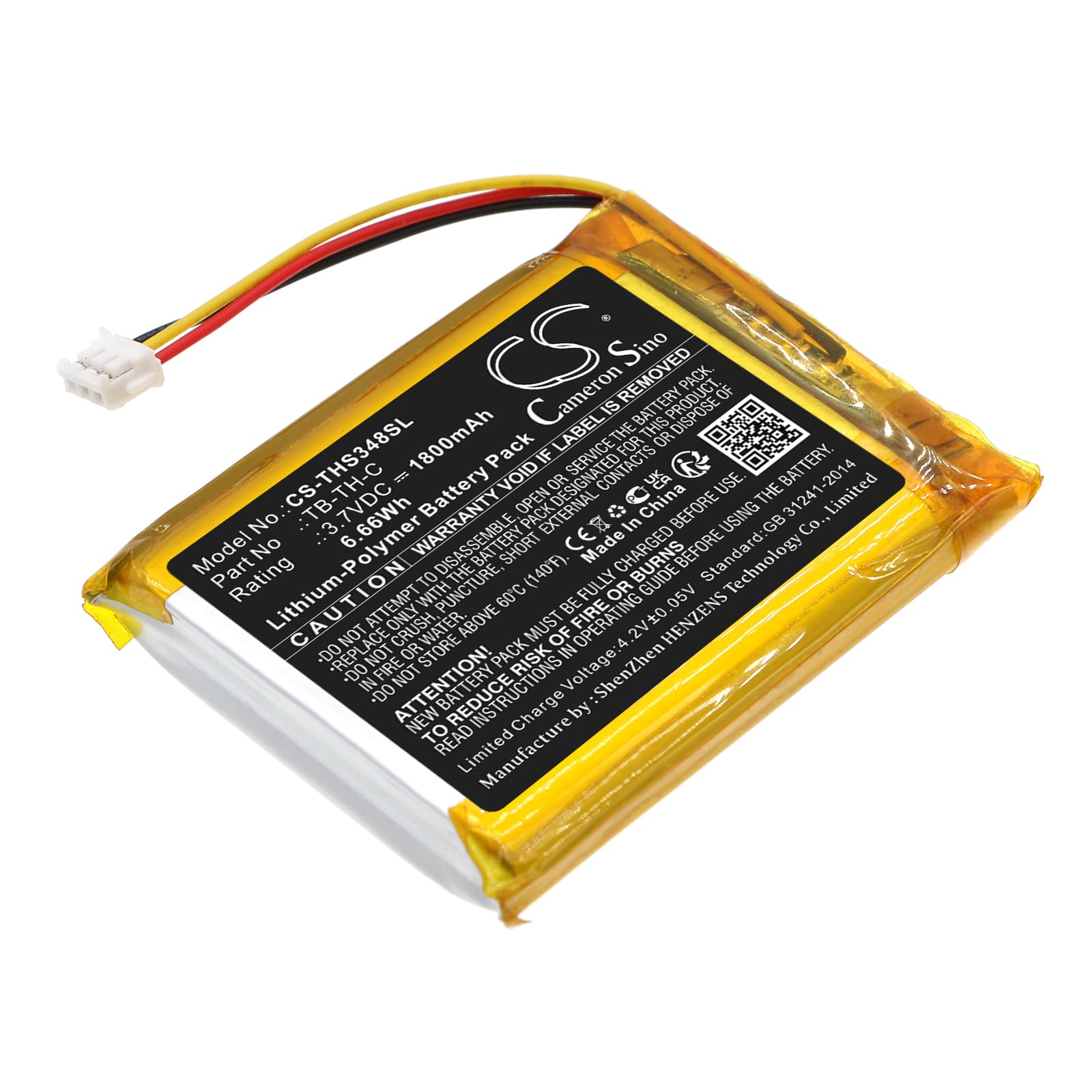 Replacement Battery for Therabody Smart Goggles - CS-THS348SL-1.jpg