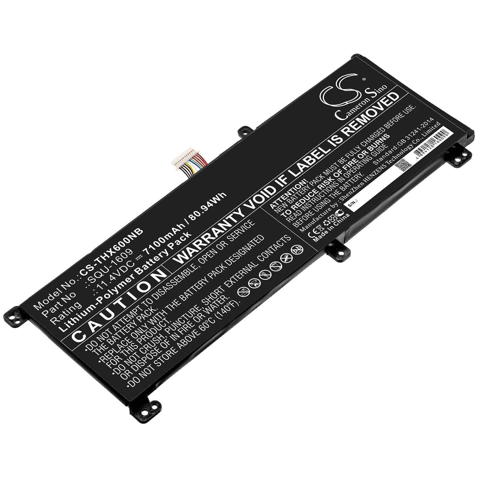 Replacement Battery for Thunderobot Dino X7a - CS-THX600NB-1.jpg