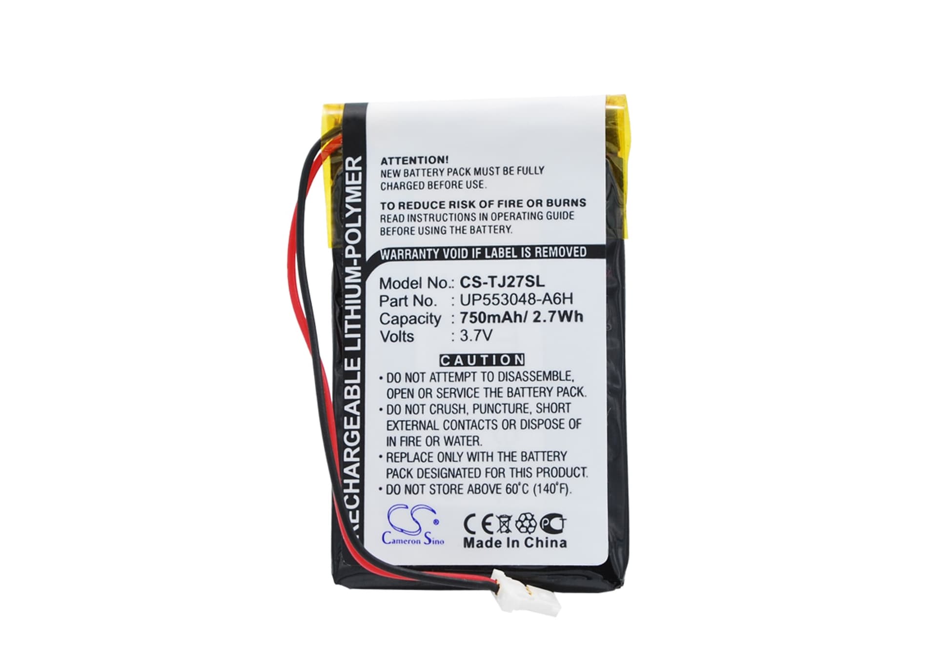 Replacement Battery for Sony Clie PEG-TJ27 - CS-TJ27SL-1.jpg