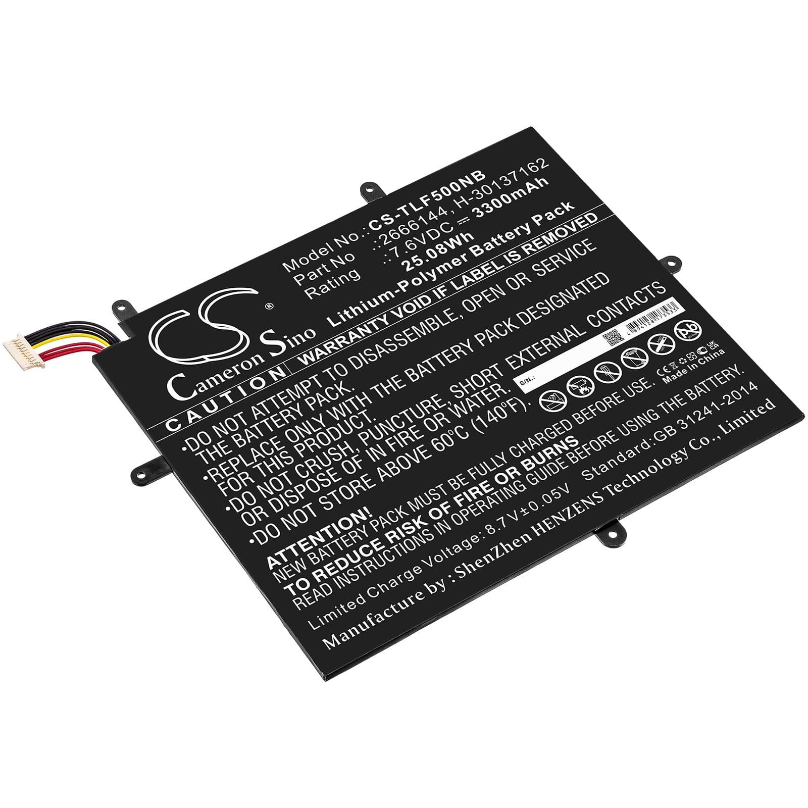 Replacement Battery for Teclast F5 - CS-TLF500NB-1.jpg