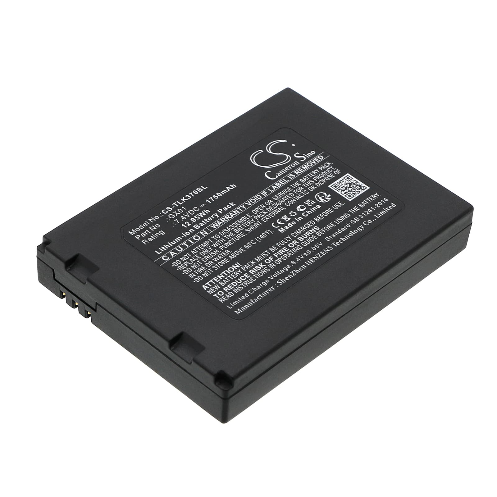 Replacement Battery for Tactilion G3 - CS-TLK370BL-1.jpg