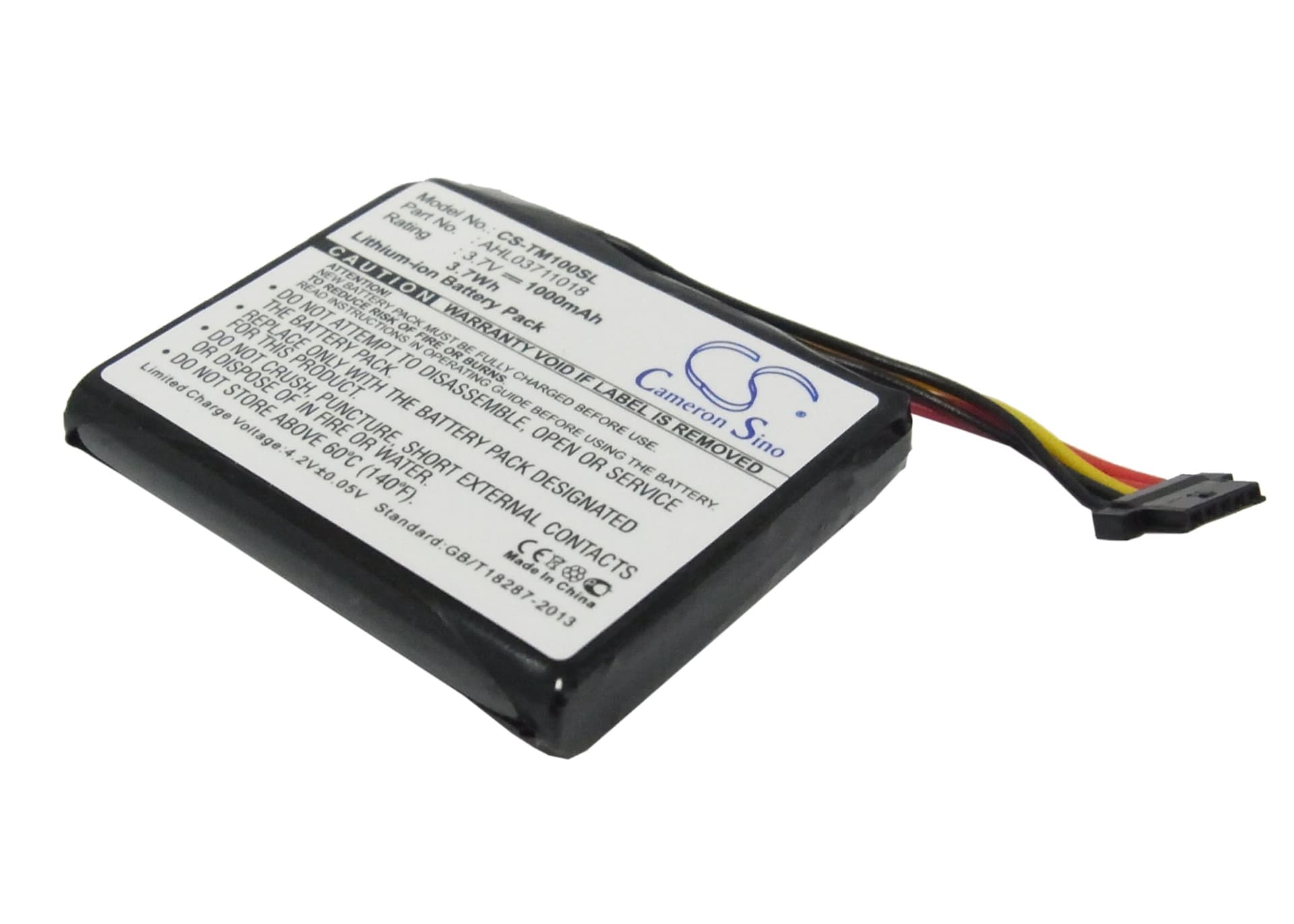 Replacement Battery for TomTom Go 1000 - CS-TM100SL-1.jpg