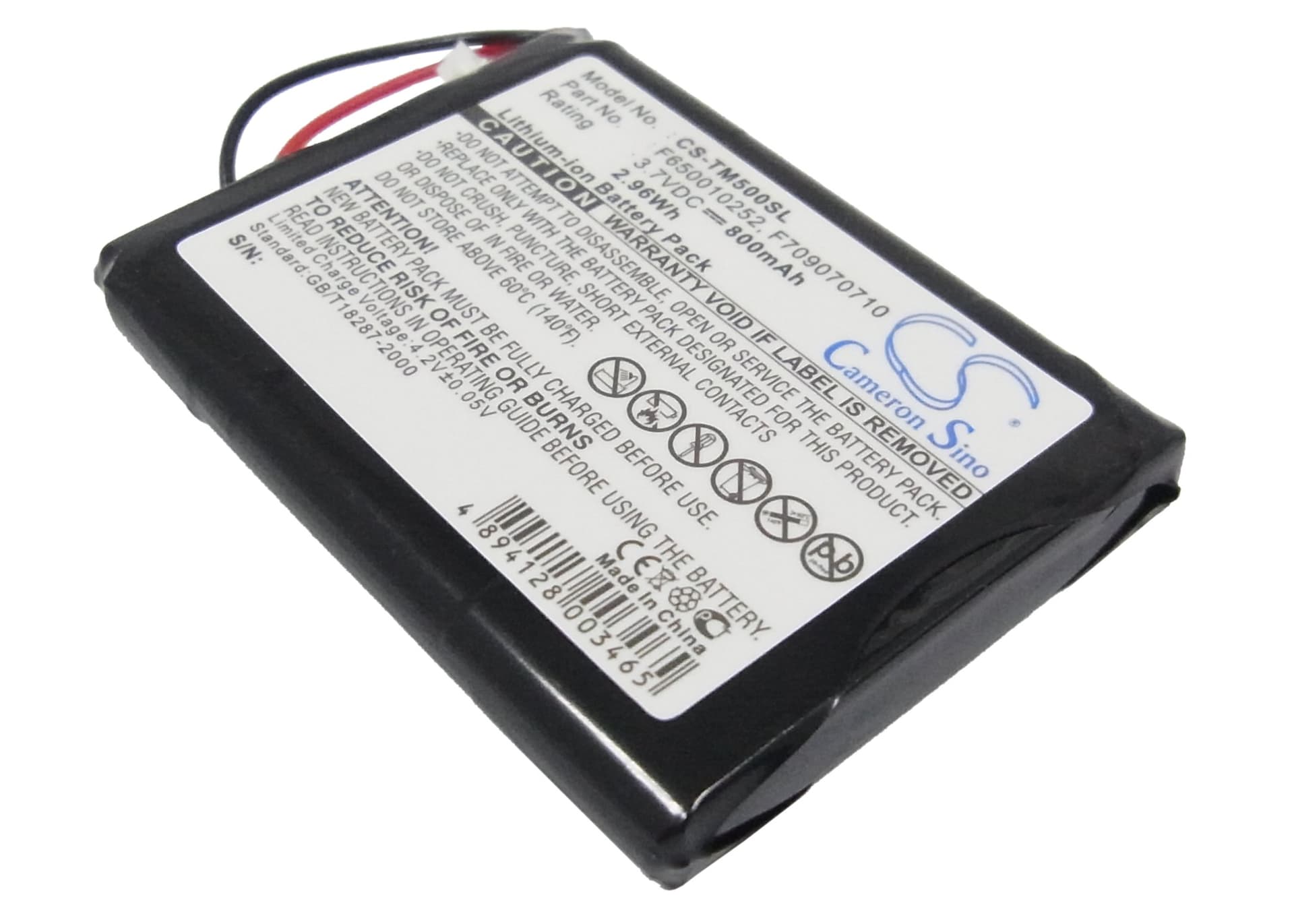 Replacement Battery for TomTom One - CS-TM500SL-1.jpg