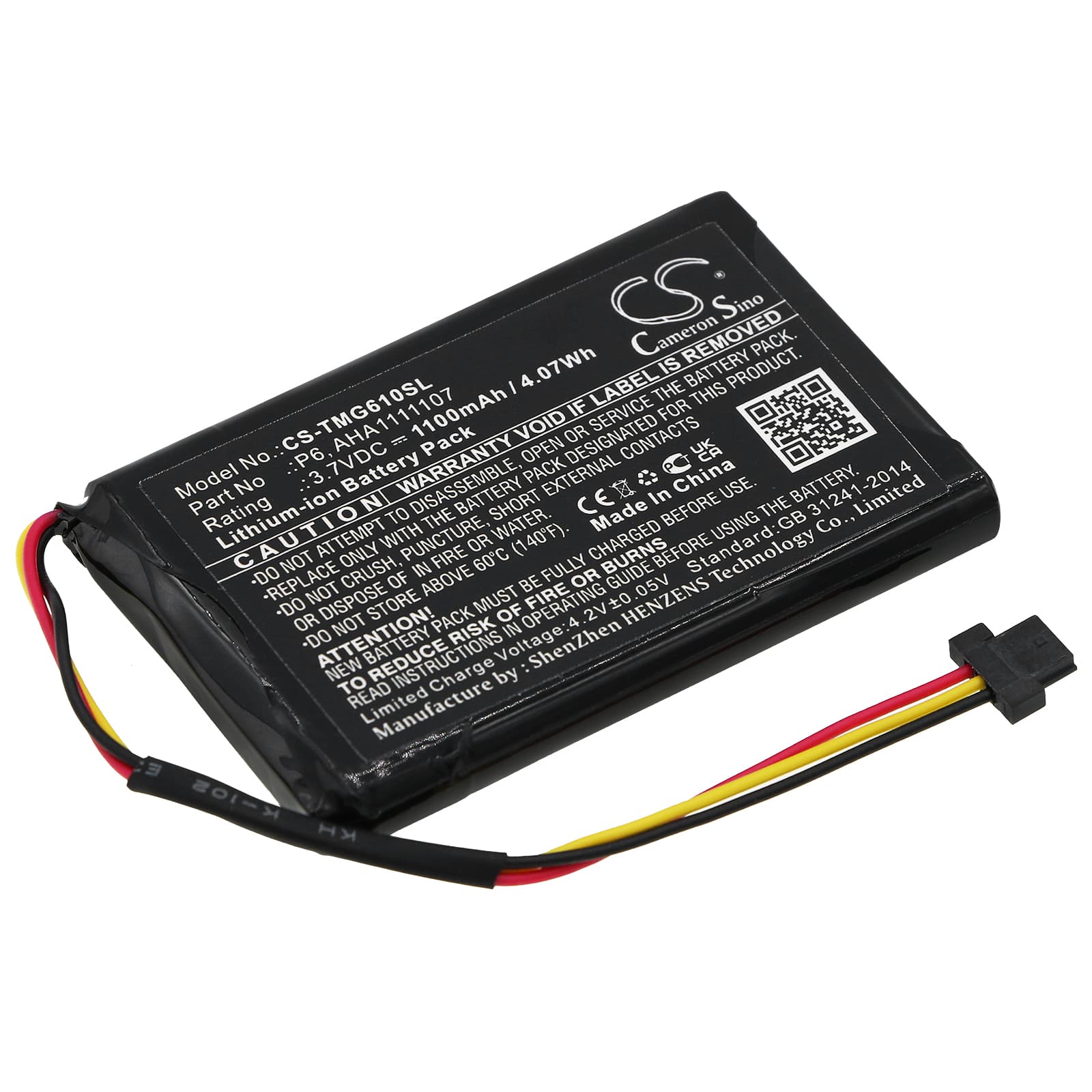 Replacement Battery for TomTom Go 610 - CS-TMG610SL-1.jpg
