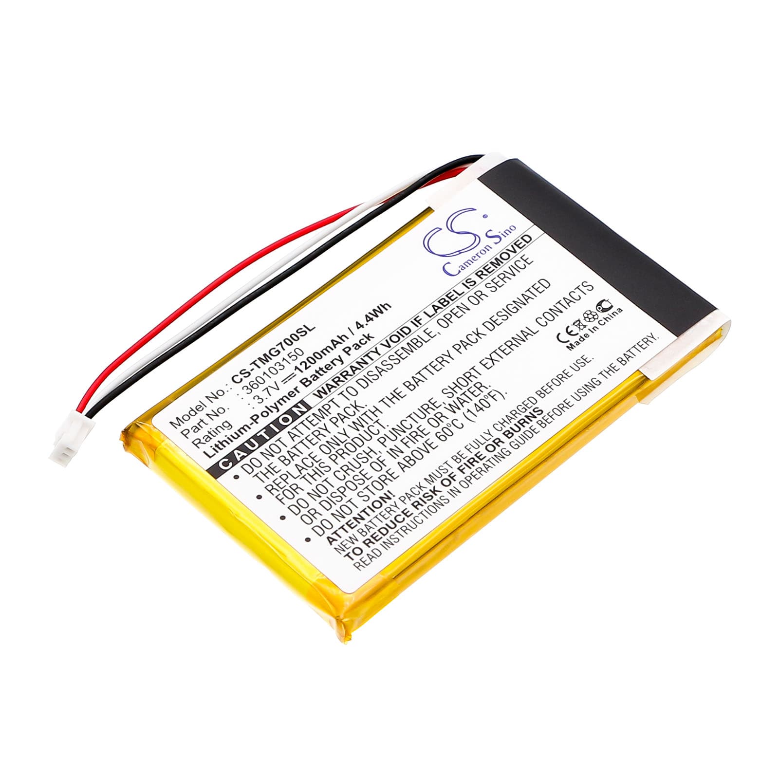 Replacement Battery for TomTom Go 7000 - CS-TMG700SL-1.jpg