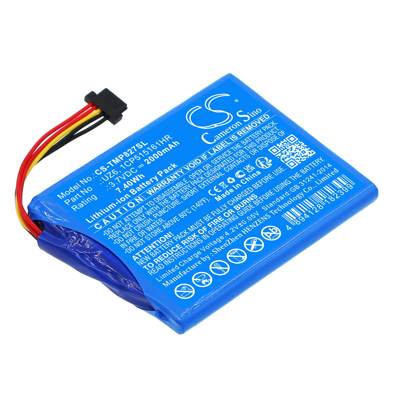 Replacement Battery for TomTom Pro 8270