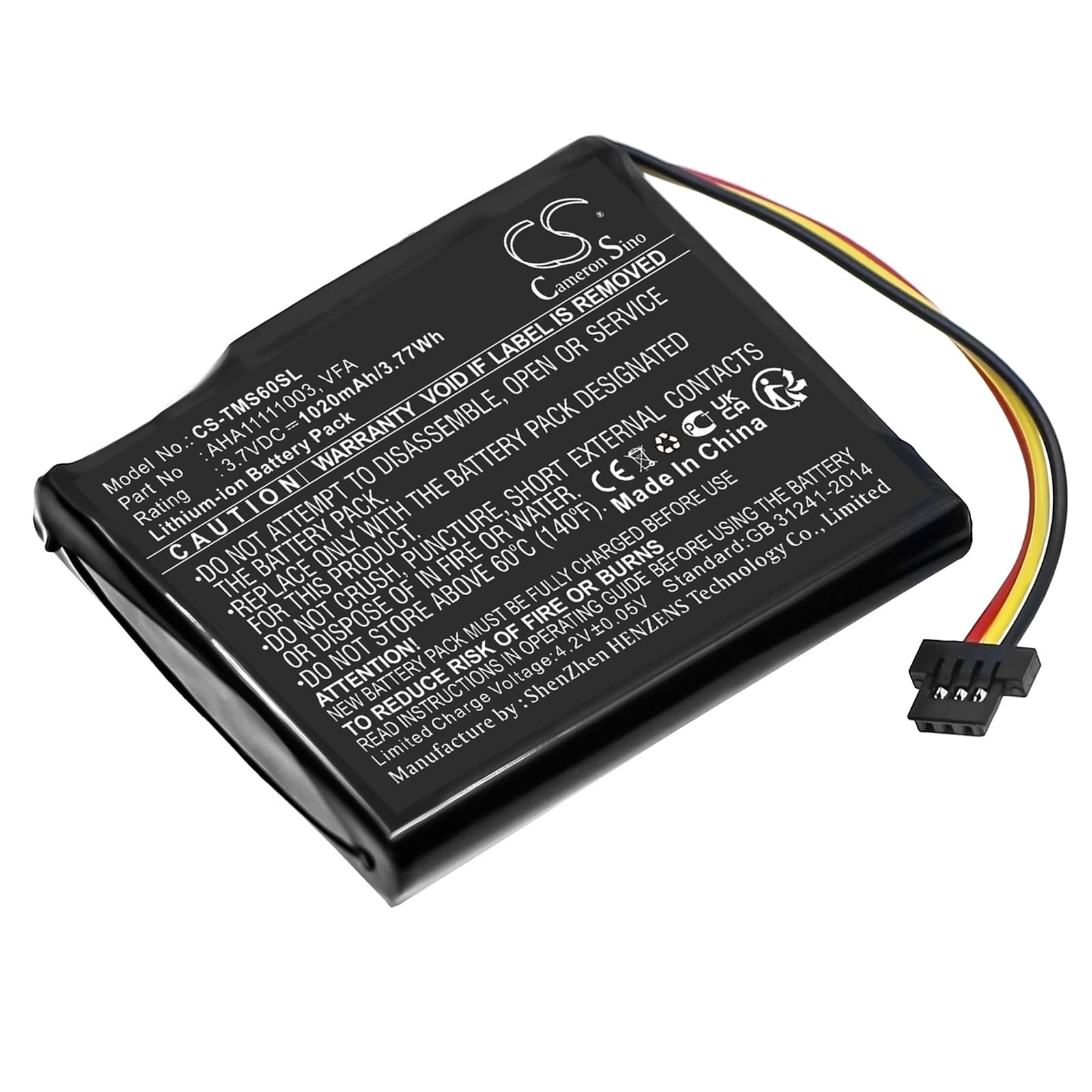 Replacement Battery for TomTom Start 60 - CS-TMS60SL-1.jpg