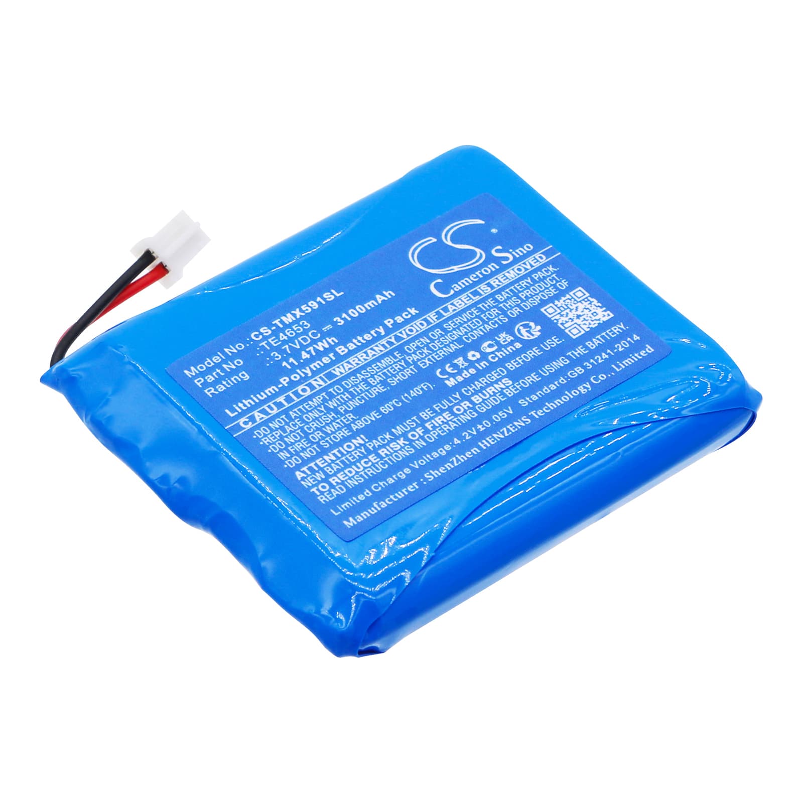 Replacement Battery for Technaxx TX-59+ Monitor Wireless Door Phone - CS-TMX591SL-1.jpg