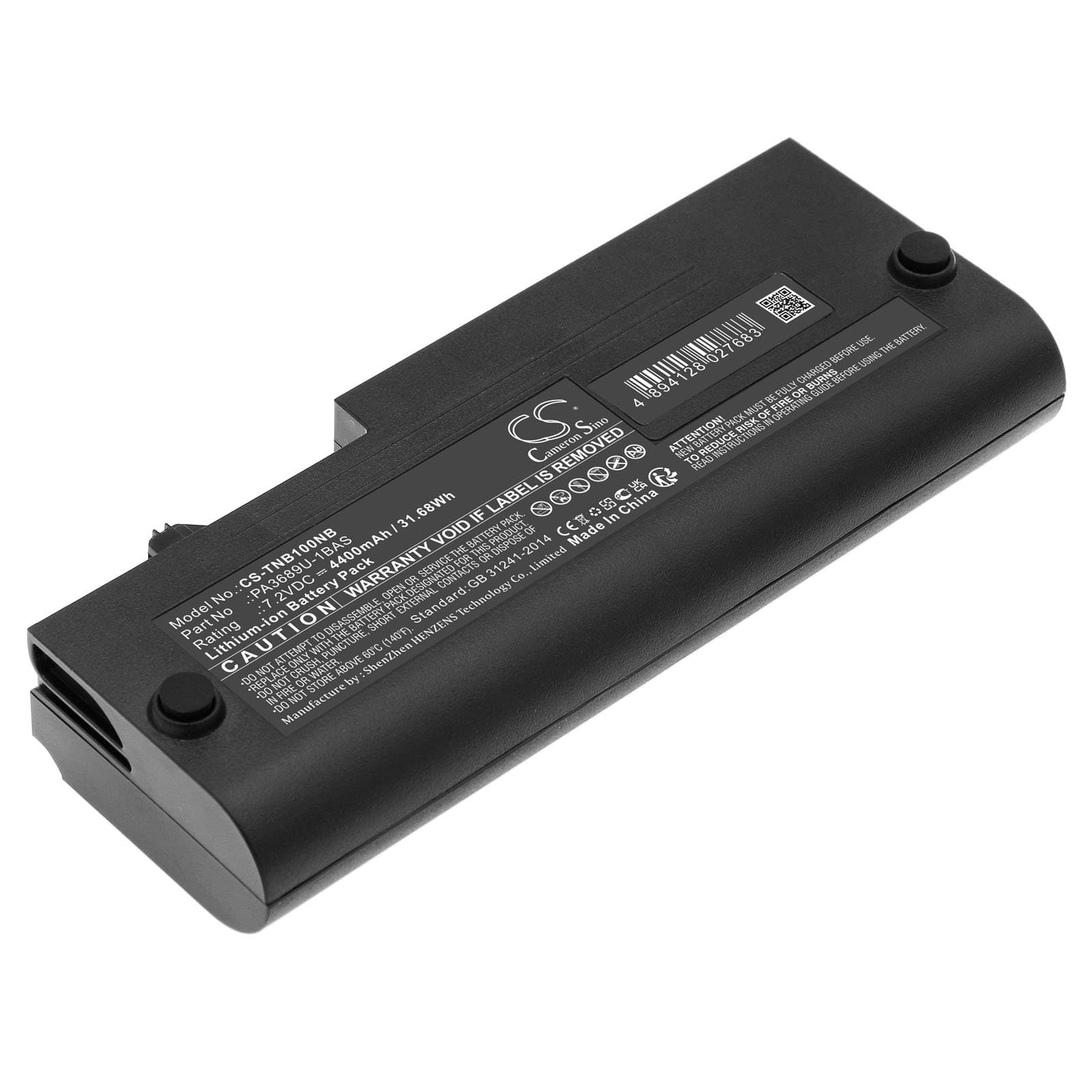 Replacement Battery for Toshiba Netbook NB100 - CS-TNB100NB-1.jpg