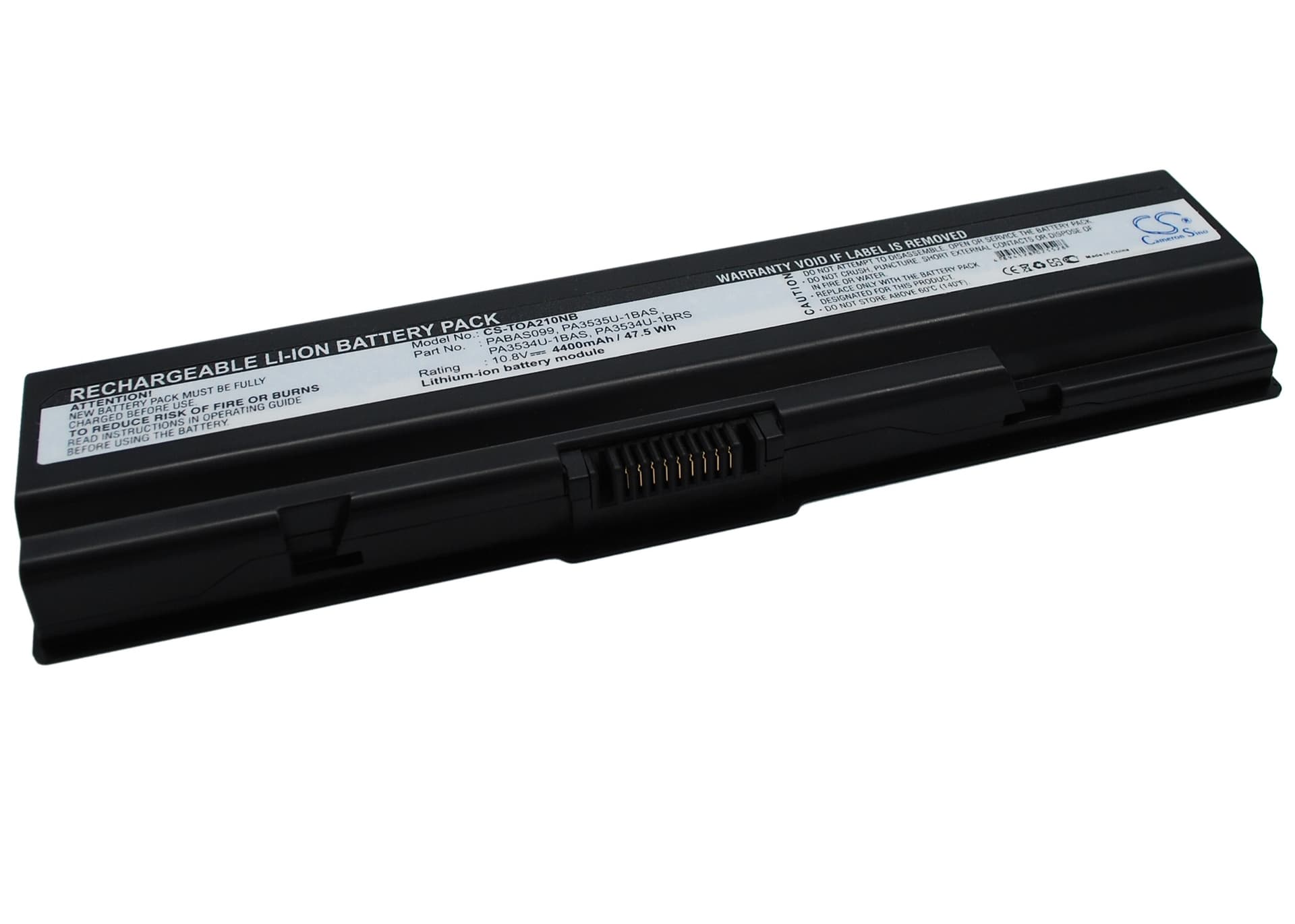 Replacement Battery for Toshiba Satellite A215-S7433 - CS-TOA210NB-1.jpg