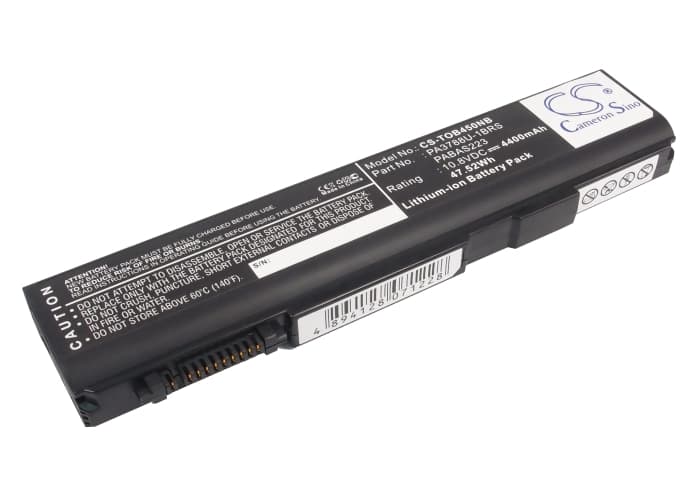 Replacement Battery for Toshiba Dynabook Satellite B450/B - CS-TOB450NB-1.jpg