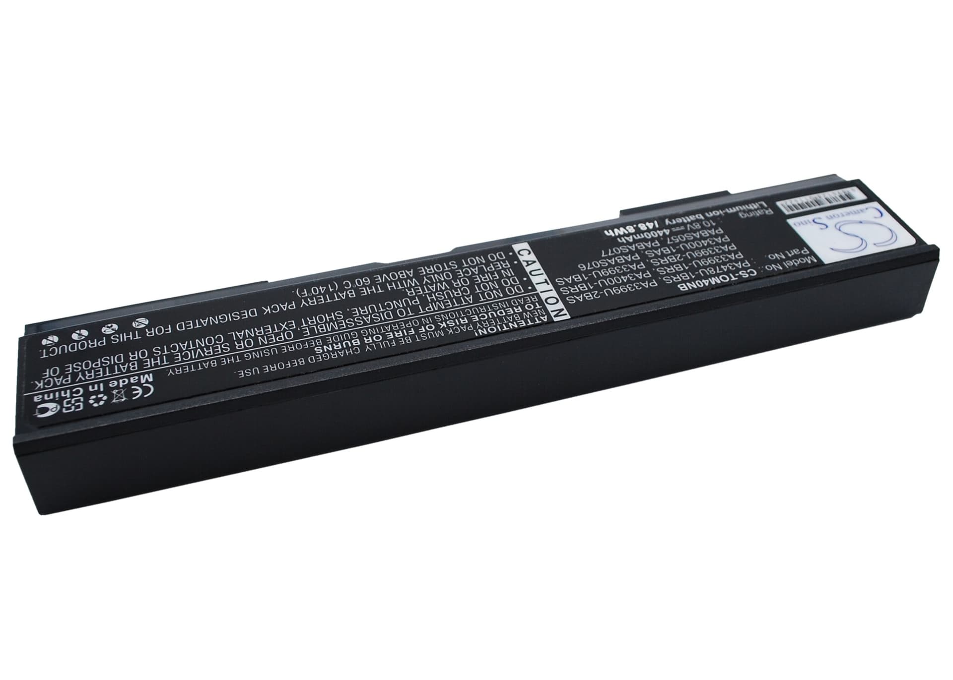 Replacement Battery for Toshiba Satellite A80-116 - CS-TOM40NB-1.jpg