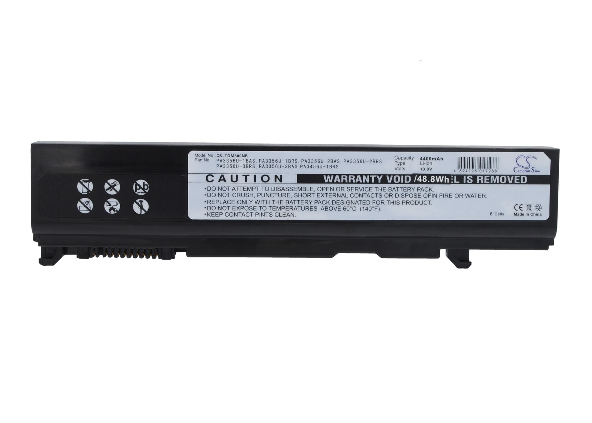 Replacement Battery for Toshiba Tecra A3X-165 - CS-TOM500NB-1.jpg