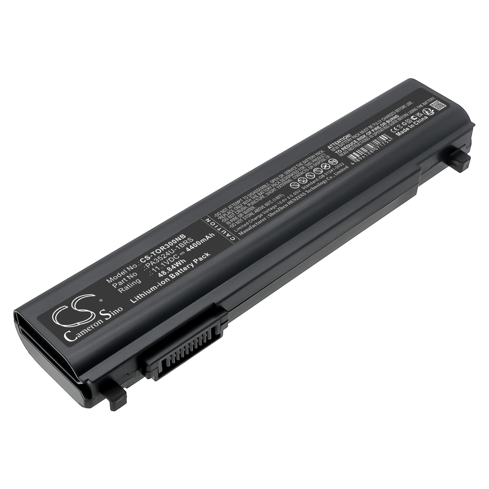 Replacement Battery for Toshiba Portege R30 - CS-TOR300NB-1.jpg