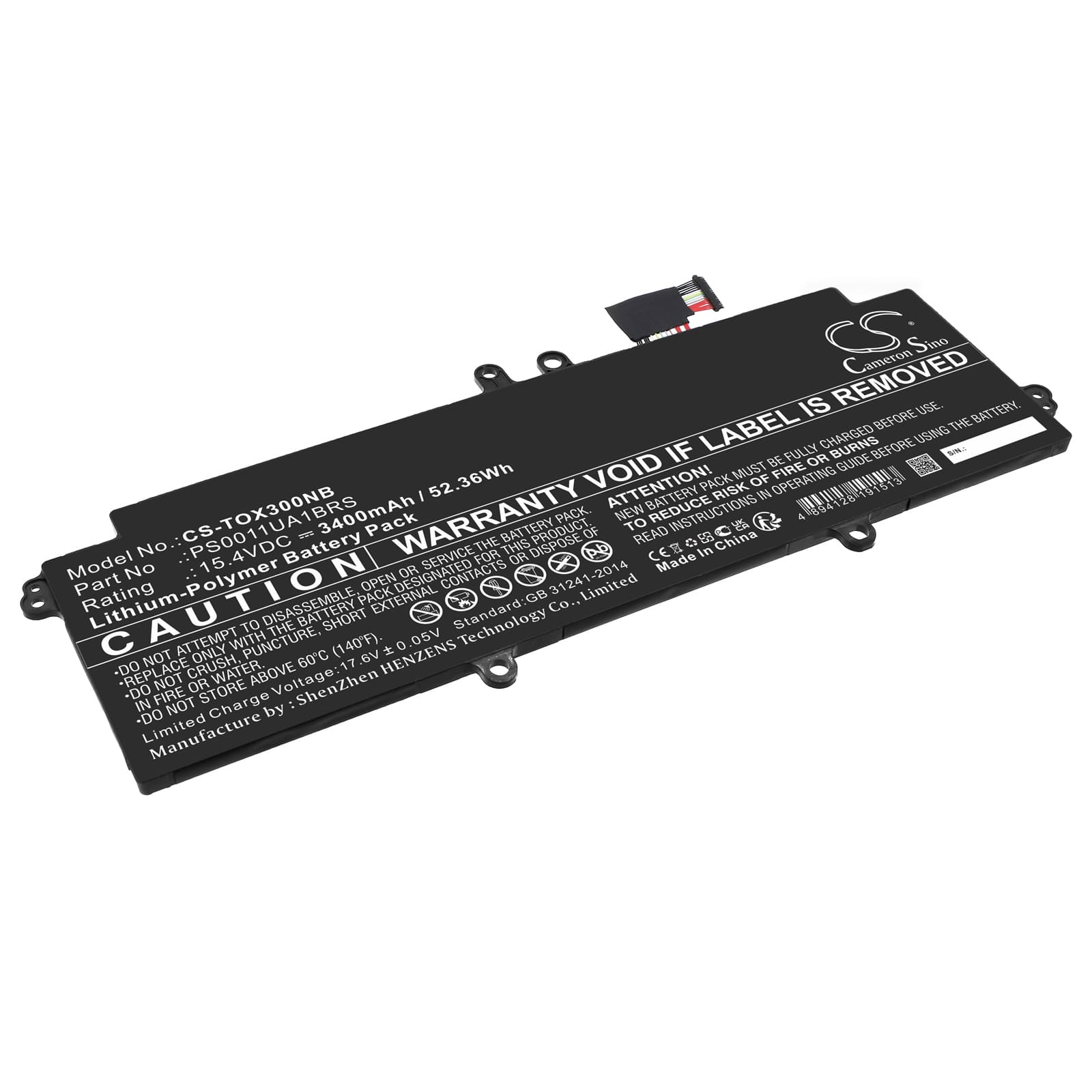 Replacement Battery for Dynabook Portege X30L-J-15K - CS-TOX300NB-1.jpg