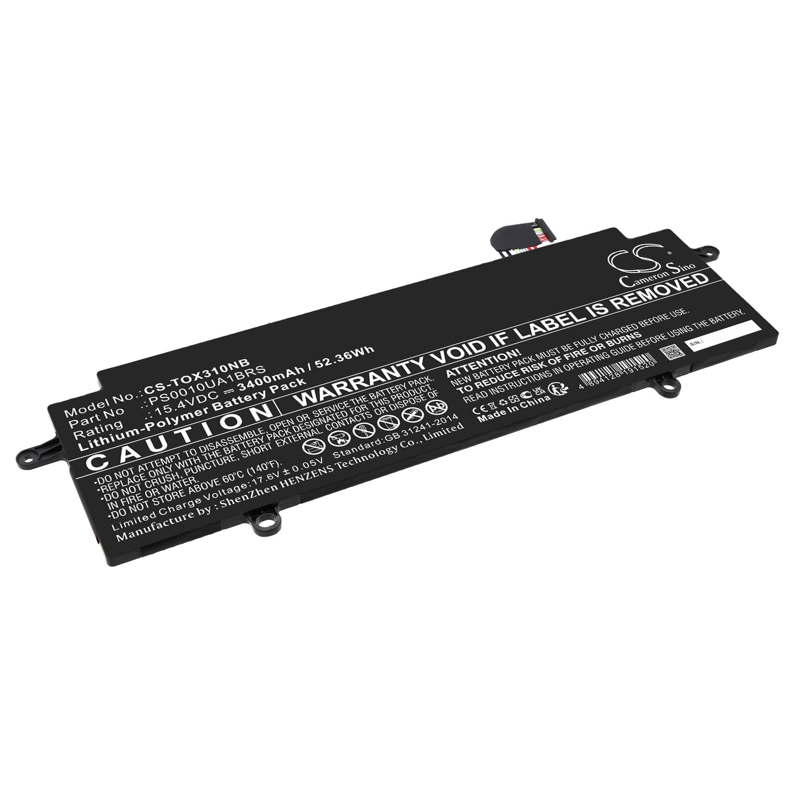 Replacement Battery for Dynabook Portege X30W-K-101 - CS-TOX310NB-1.jpg