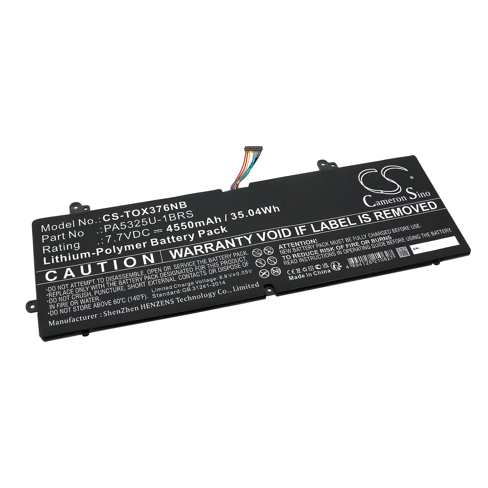 Replacement Battery for Toshiba Port g X30T-E-113 - CS-TOX376NB-1.jpg
