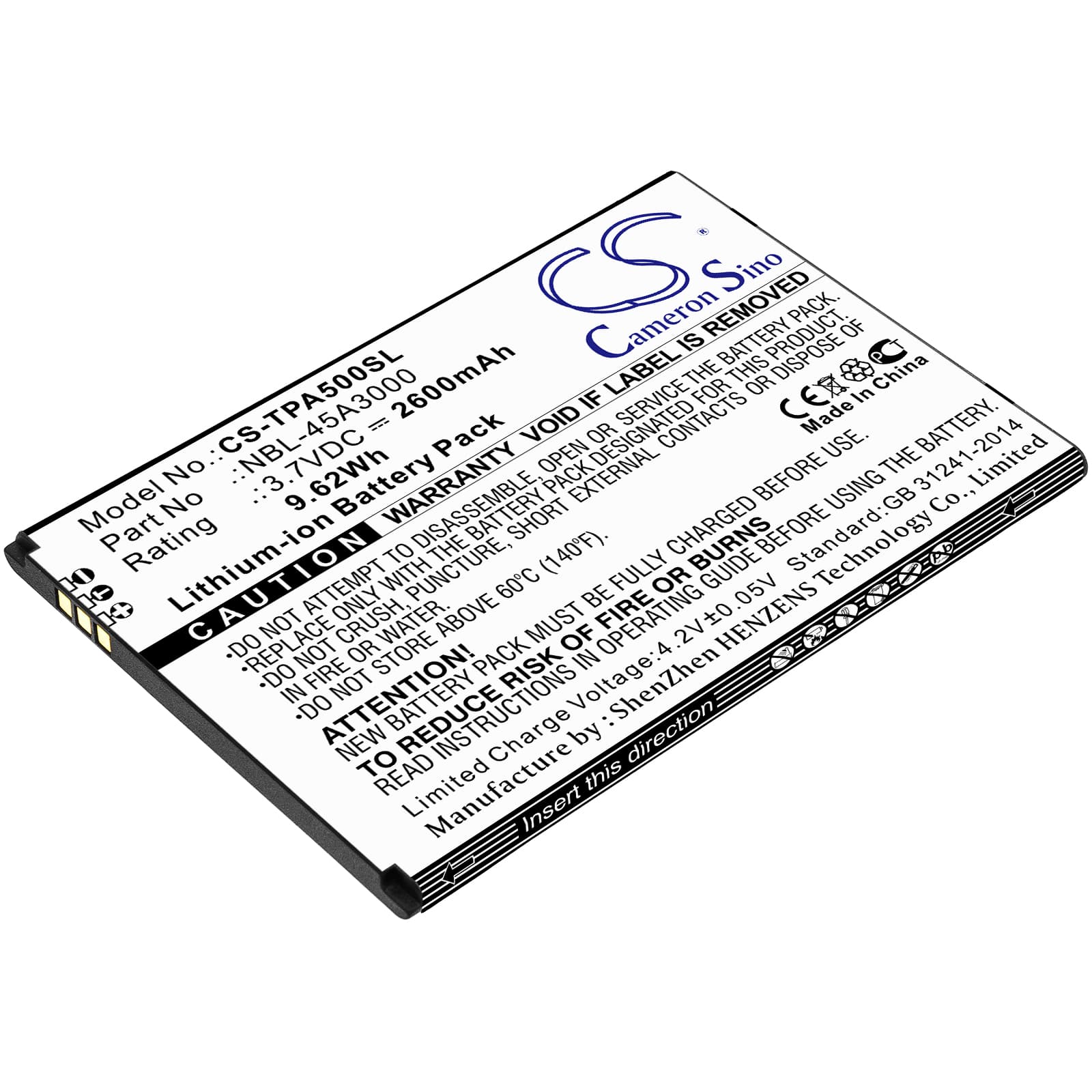 Replacement Battery for TP-Link Neffos A5 - CS-TPA500SL-1.jpg