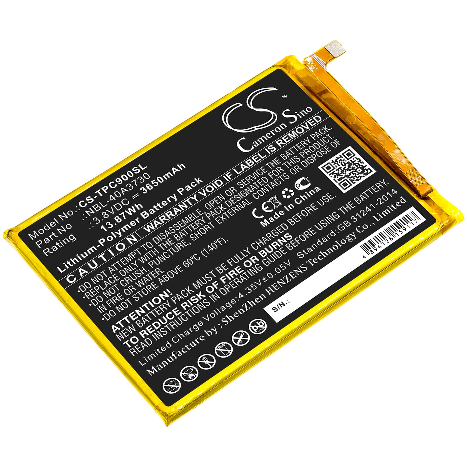 Replacement Battery for Neffos C9 - CS-TPC900SL-1.jpg