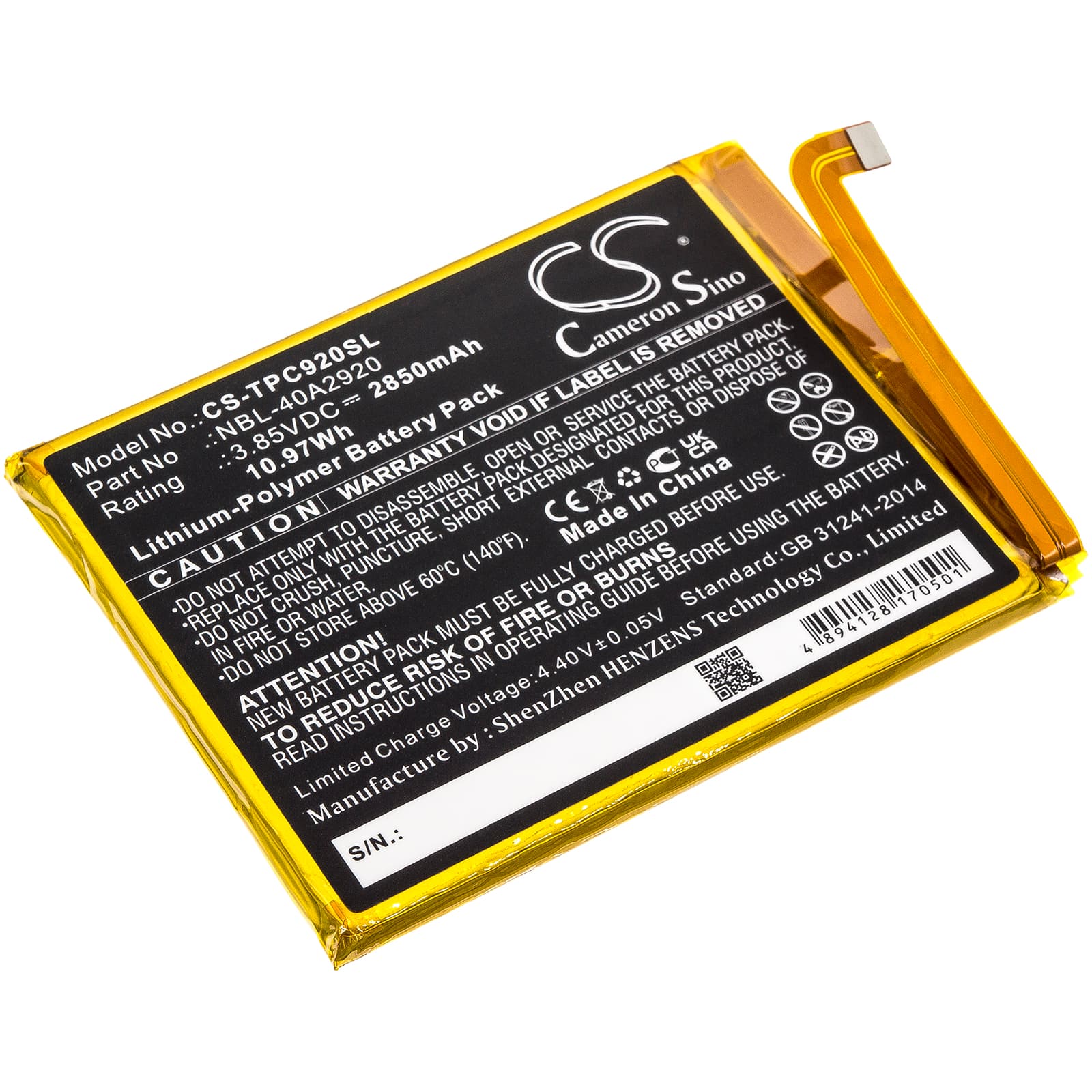 Replacement Battery for TP-Link Neffos C9A - CS-TPC920SL-1.jpg