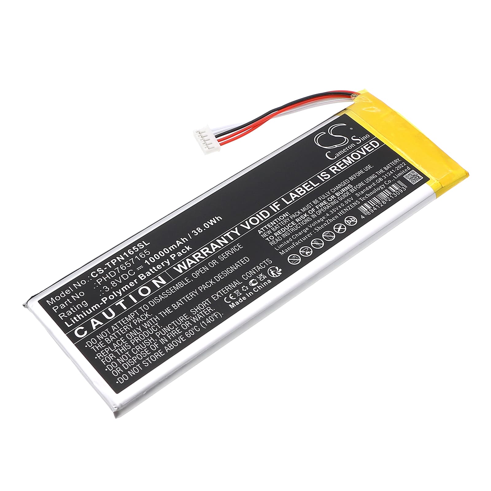 Replacement Battery for Topdon UltraDiag Diagnostic Scan Tool - CS-TPN165SL-1.jpg