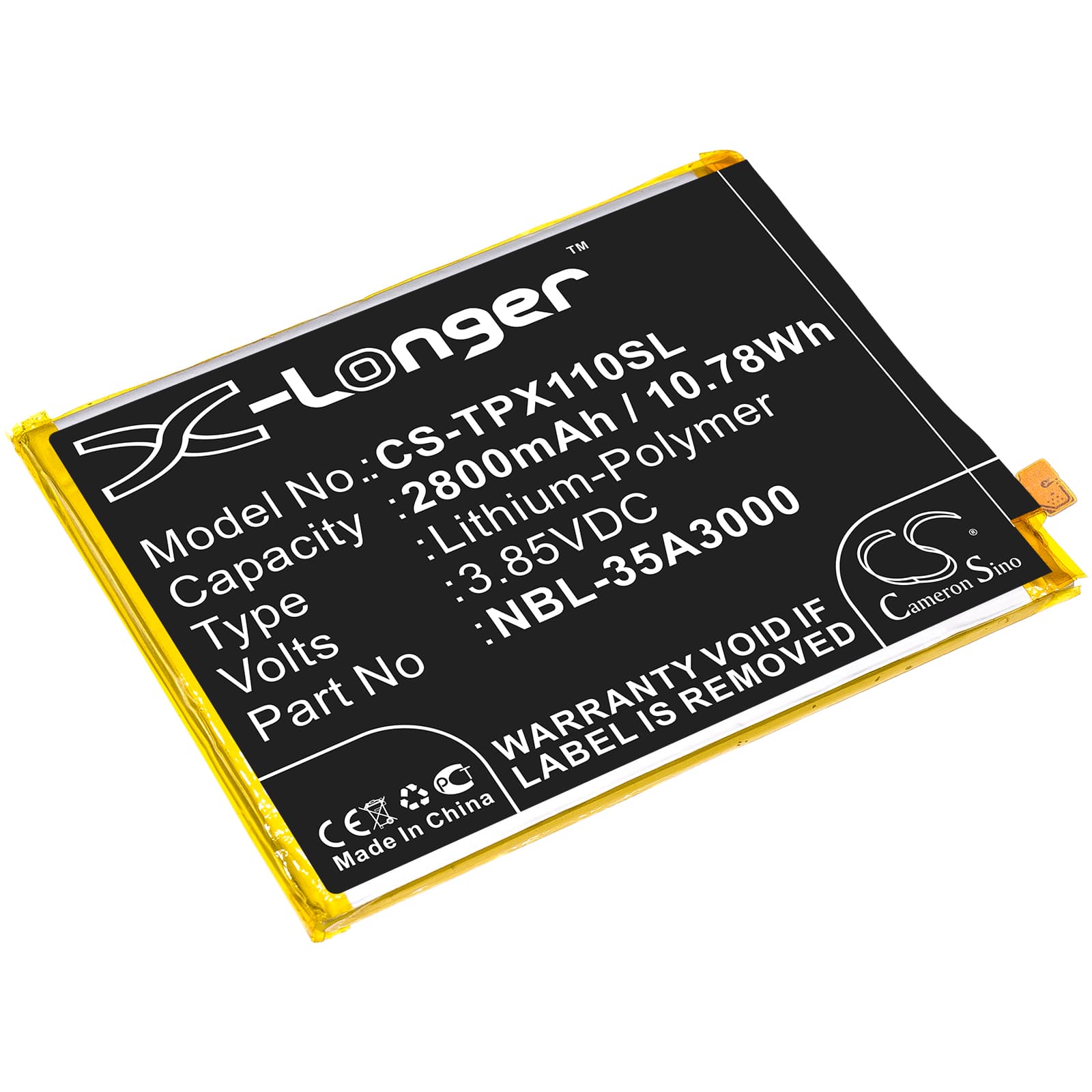 Replacement Battery for TP-Link Neffos X1 Max - CS-TPX110SL-1.jpg