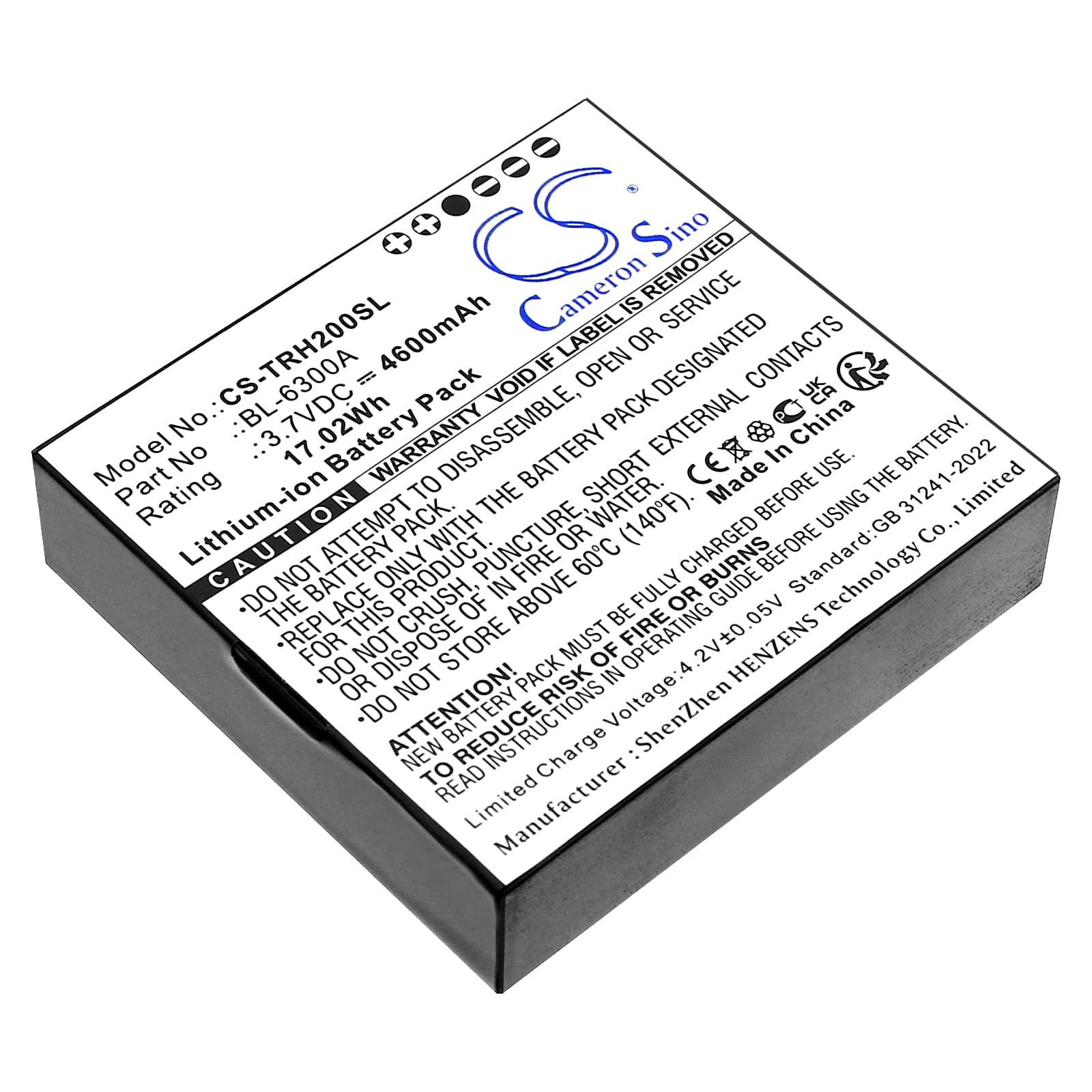 Replacement Battery for Hi-Target ihand 20 - CS-TRH200SL-1.jpg