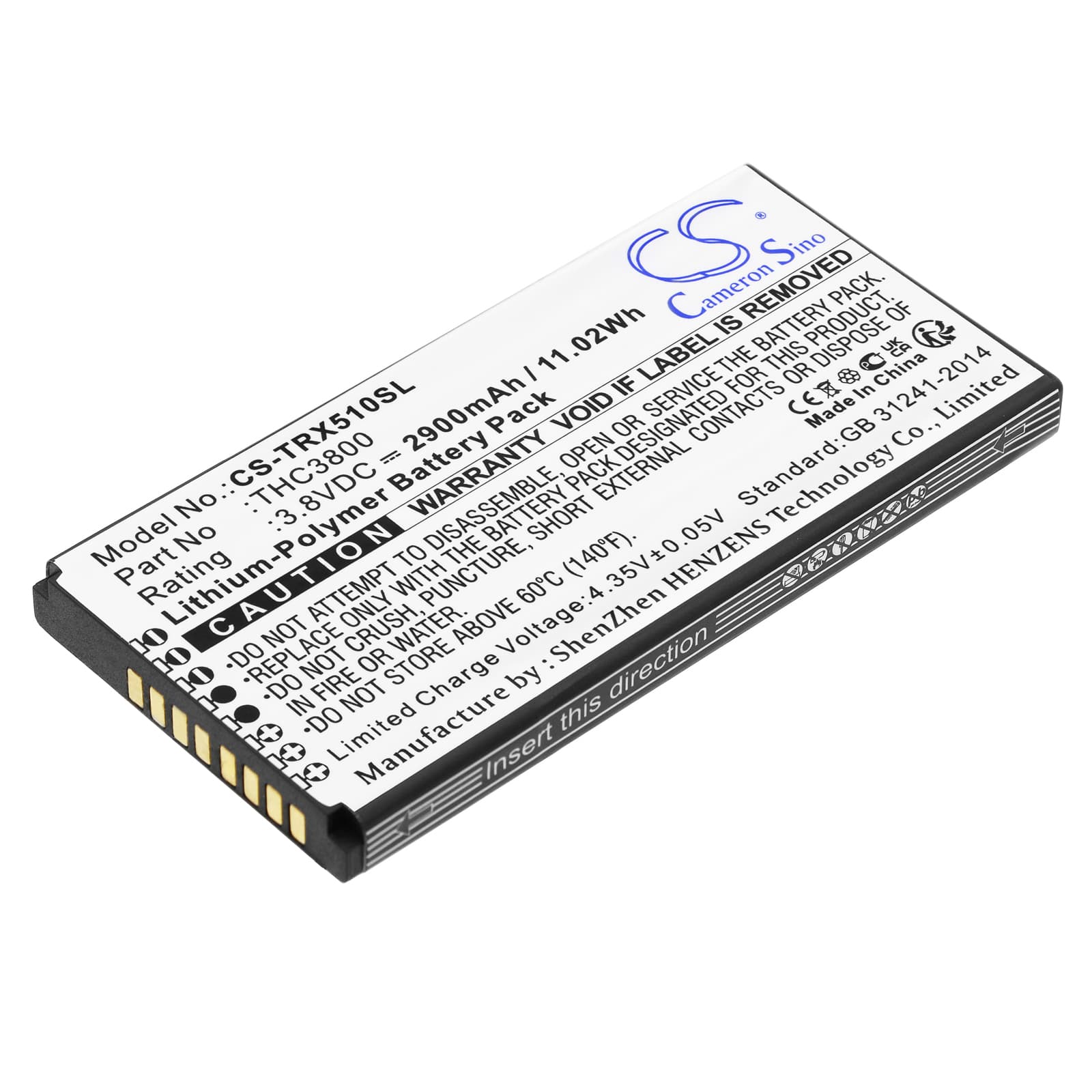 Replacement Battery for Thuraya X5-Touch - CS-TRX510SL-1.jpg