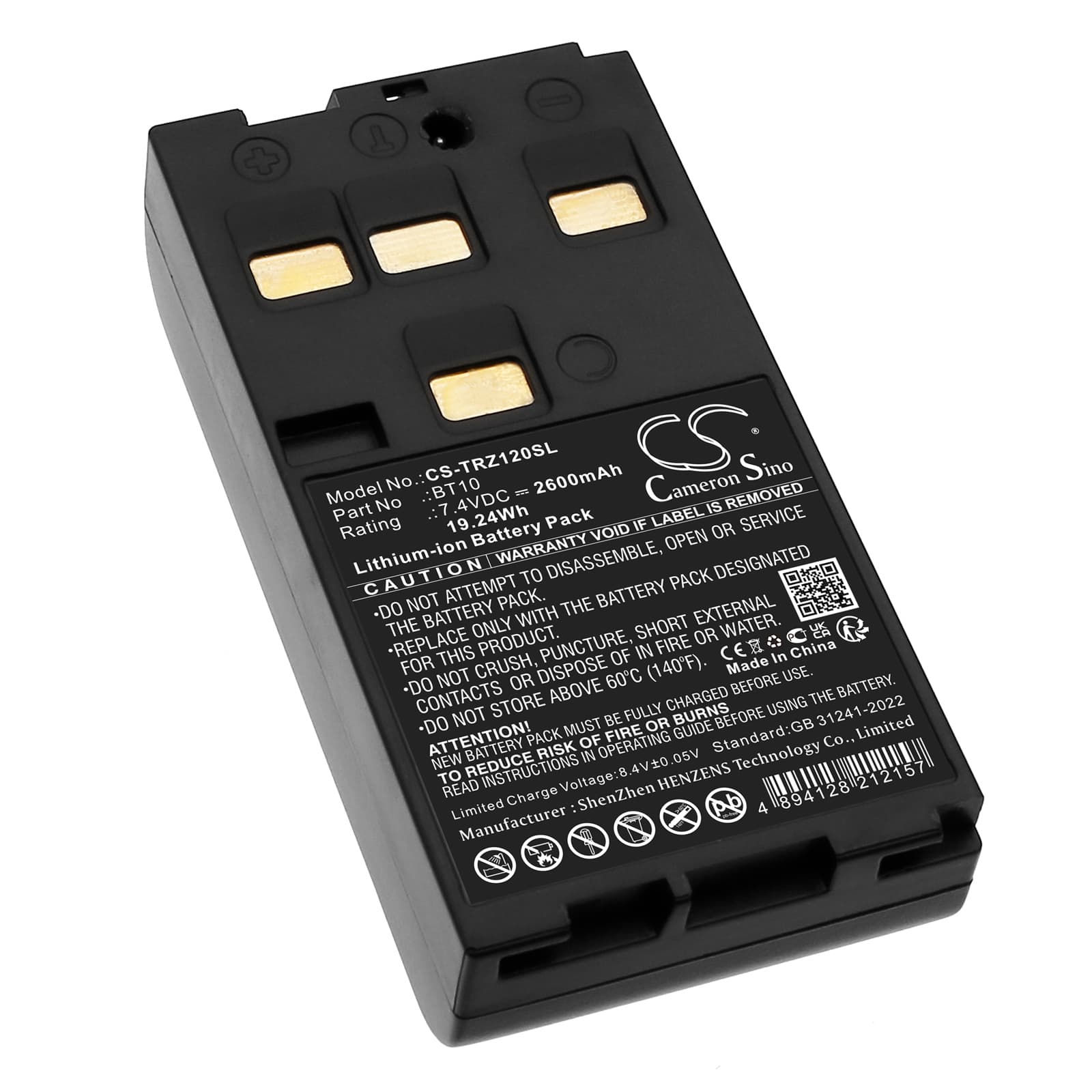 Replacement Battery for Hi-Target ZTS-120 - CS-TRZ120SL-1.jpg