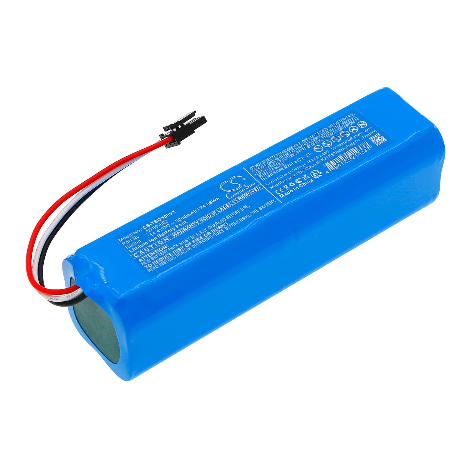 Replacement Battery for Tesla RoboStar iQ600 - CS-TSQ500VX-1.jpg