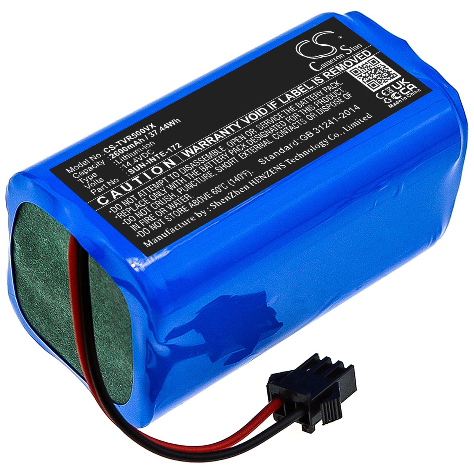 Replacement Battery for Sencor SRV 9150WH - CS-TVR500VX-1.jpg