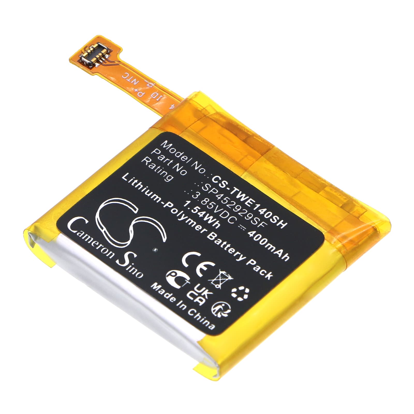 Replacement Battery for Ticwatch Pro - CS-TWE140SH-1.jpg