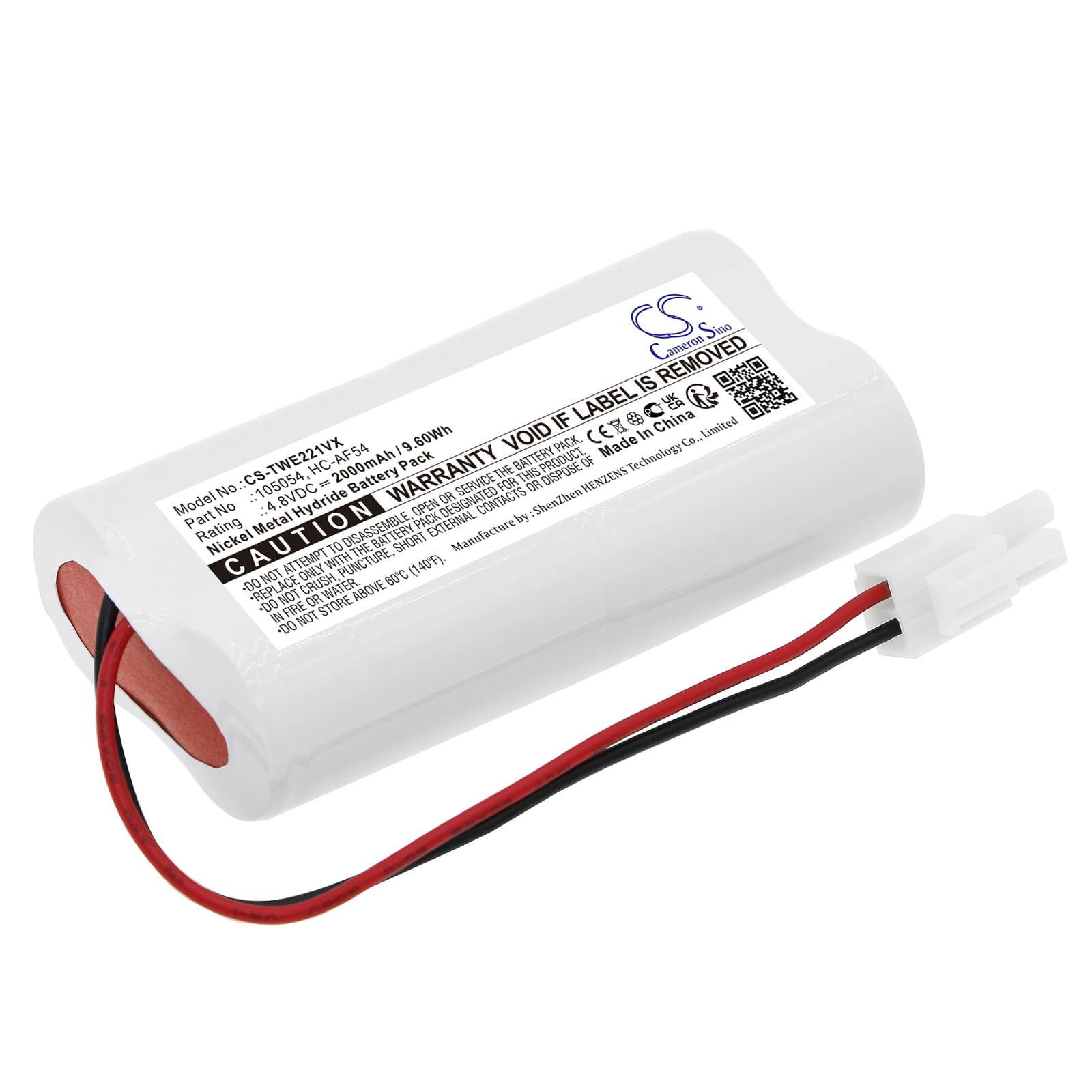 Replacement Battery for Twinbird HC-E221 - CS-TWE221VX-1.jpg