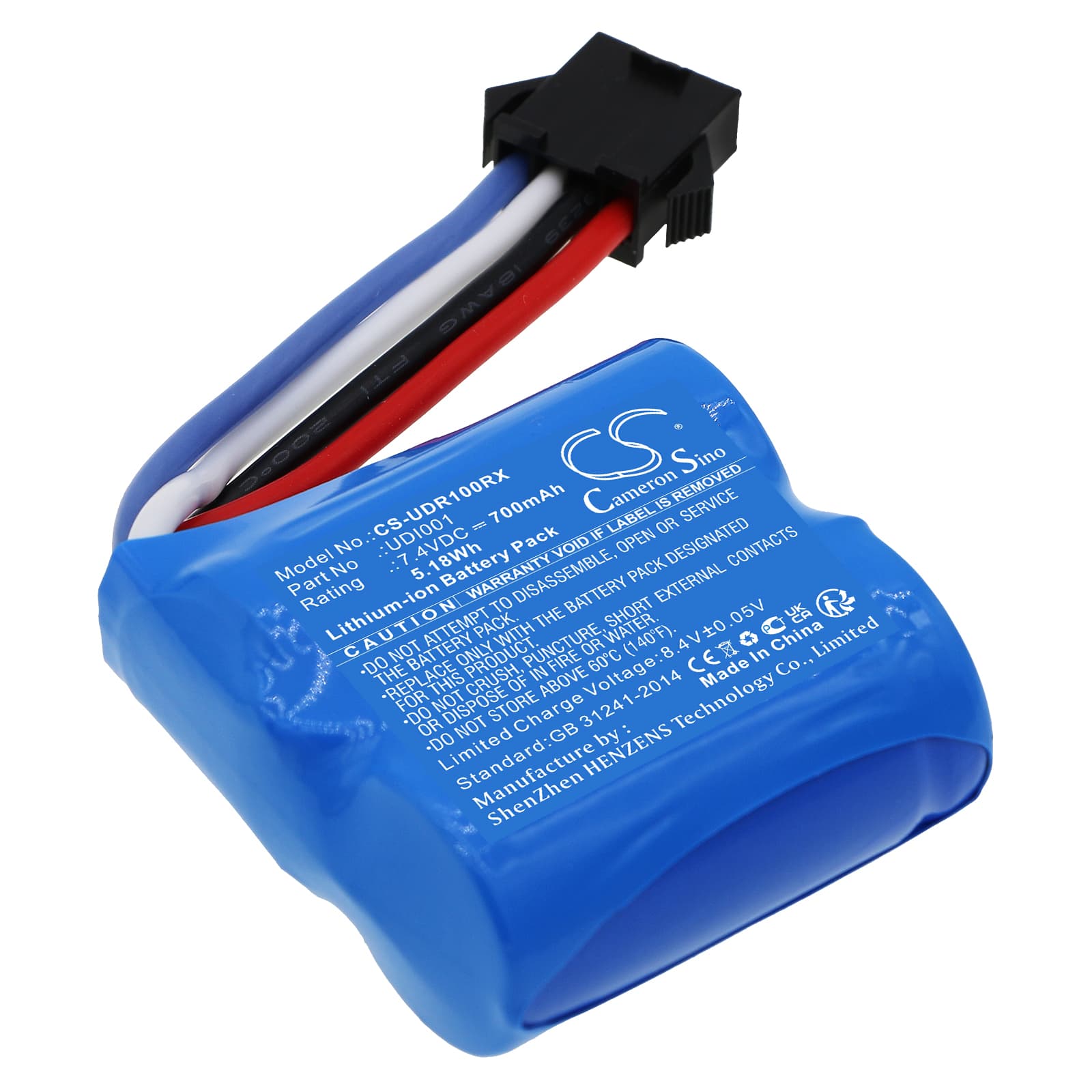 Replacement Battery for UDI 001 - CS-UDR100RX-1.jpg