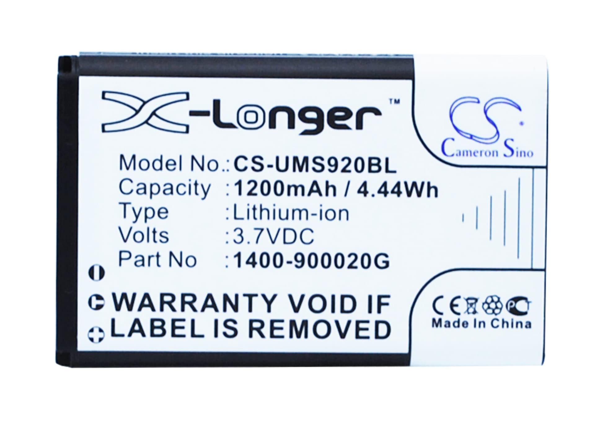 Replacement Battery for Unitech MS920 - CS-UMS920BL-1.jpg