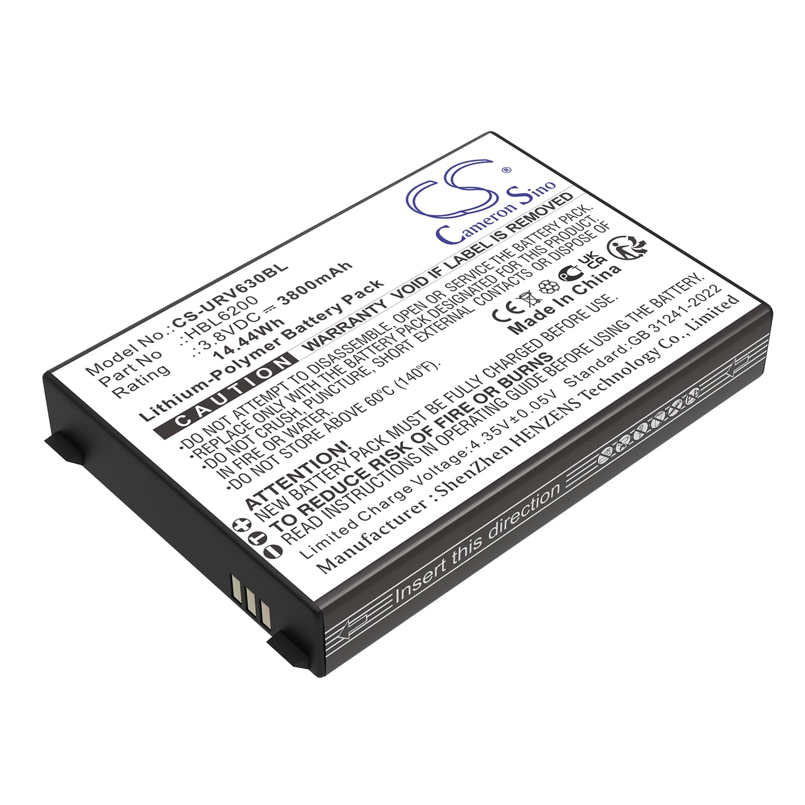 Replacement Battery for Urovo i6200S - CS-URV630BL-1.jpg