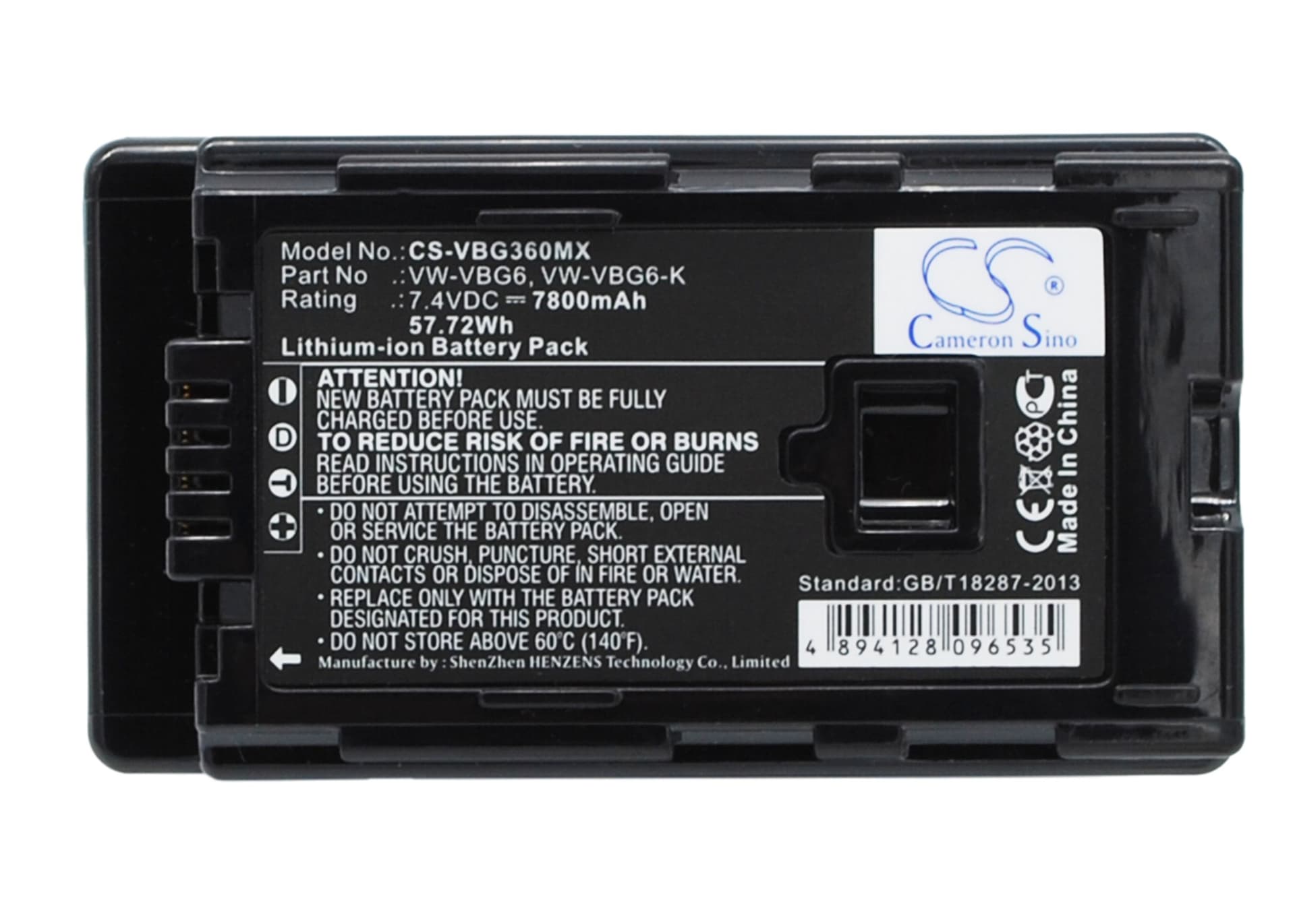 Replacement Battery for Panasonic HDC-HS300