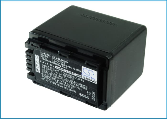 Replacement Battery for Panasonic SDR-H85 - CS-VBK360MX-1.jpg