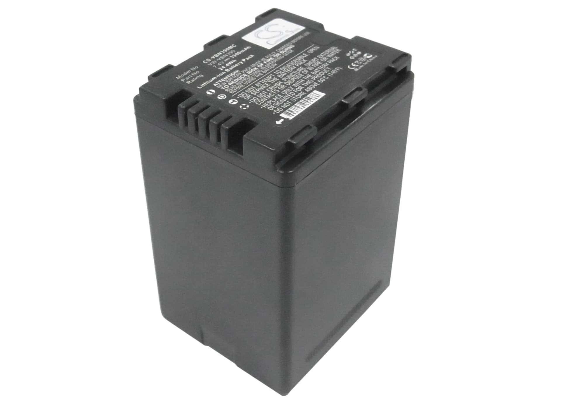 Replacement Battery for Panasonic HDC-TM900 - CS-VBN390MC-1.jpg
