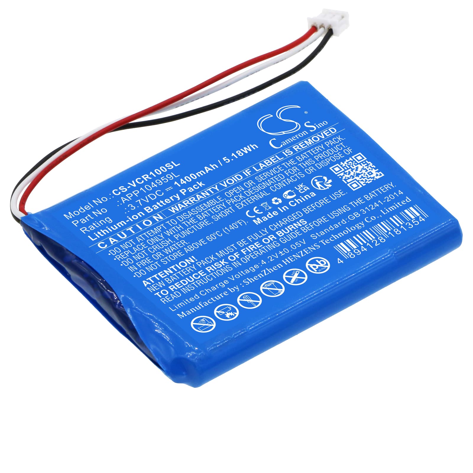 Replacement Battery for VentureCraft Valoq - CS-VCR100SL-1.jpg