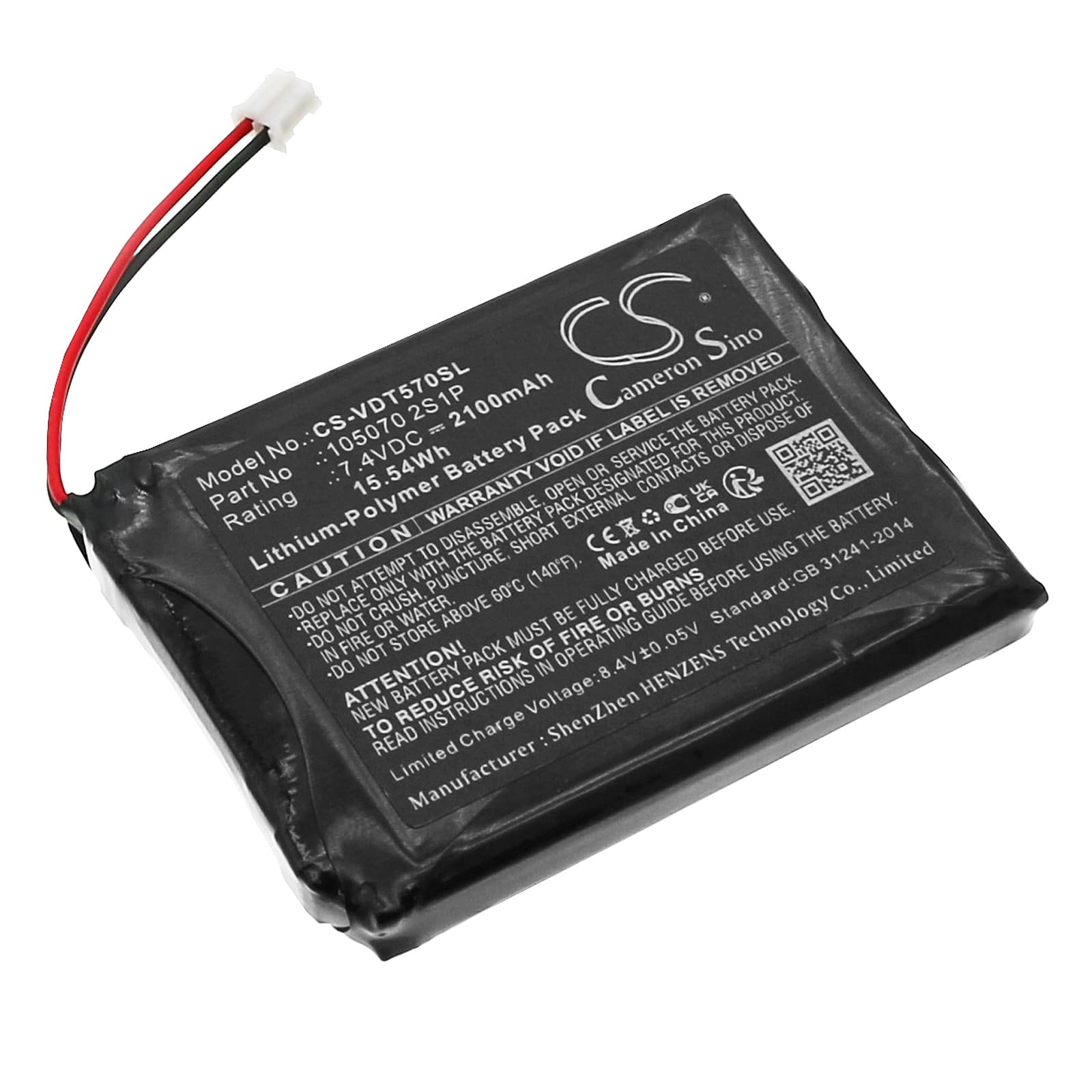 Replacement Battery for NAPA ECHLIN 92-1548 TPMS Programming Tool - CS-VDT570SL-1.jpg
