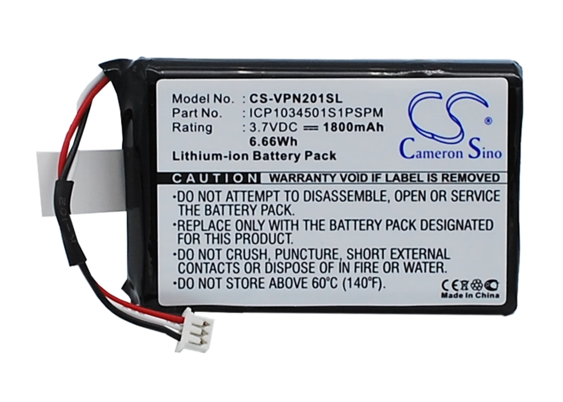 Replacement Battery for VDO Dayton MS2010AUS - CS-VPN201SL-1.jpg