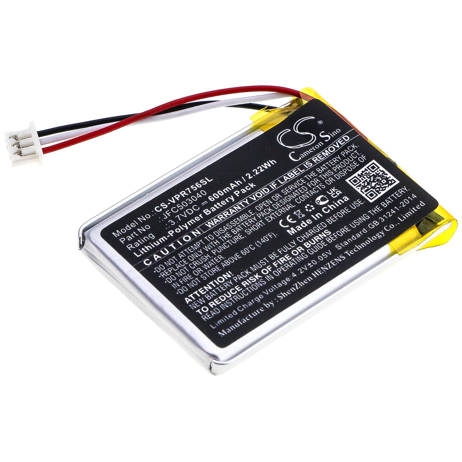 Replacement Battery for Clifford 7541X - CS-VPR756SL-1.jpg