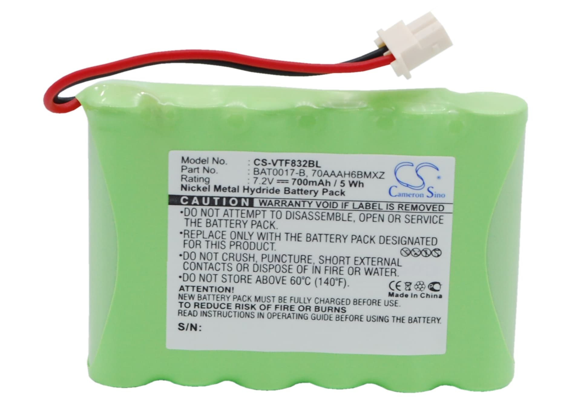 Replacement Battery for VeriFone Nurit 3020 - CS-VTF832BL-1.jpg