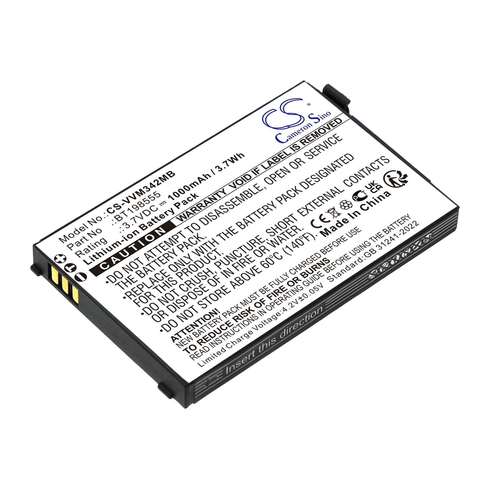 Replacement Battery for V Tech VM342 - CS-VVM342MB-1.jpg