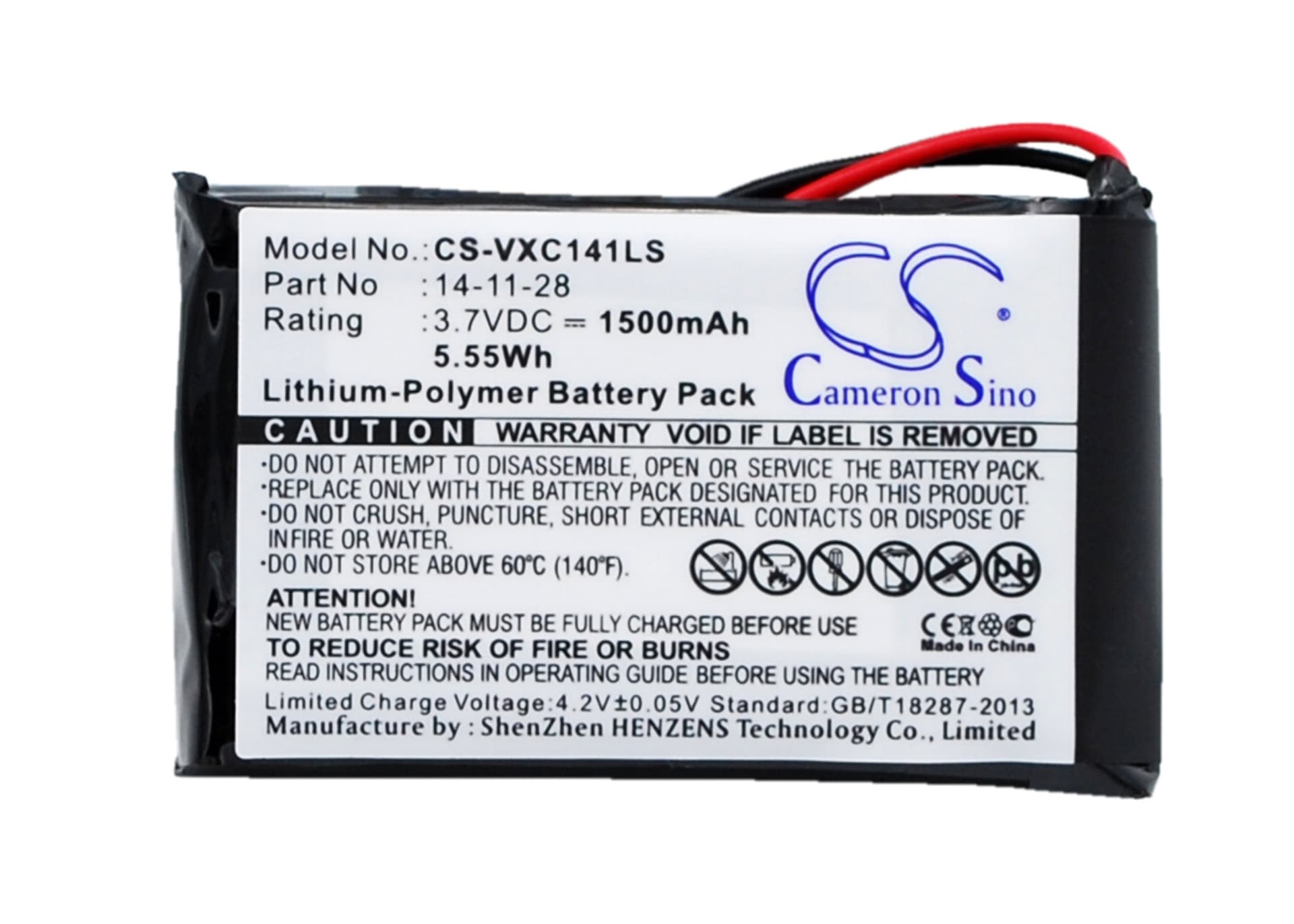 Replacement Battery for Vancouver Vancouver/XC-141K - CS-VXC141LS-1.jpg