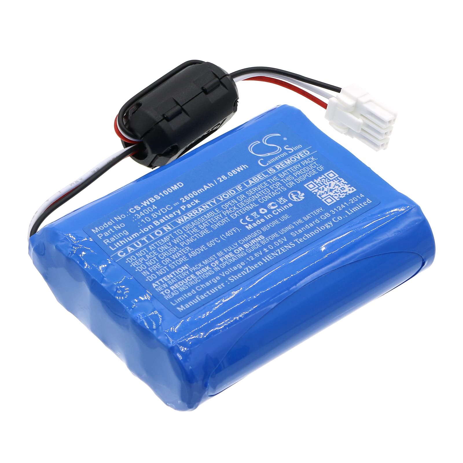 Replacement Battery for Welch-Allyn VS100 - CS-WBS100MD-1.jpg